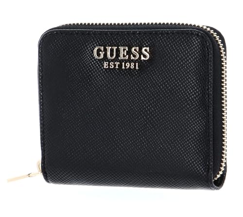 GUESS Women Laurel SLG Small Zip Around Wallet, Schwarz GUESS Women Laurel SLG Small Zip Around Wallet, Schwarz von GUESS