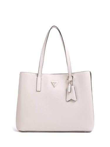 GUESS Women Meridian Girlfriend Tote Hand Bag, Elfenbein von GUESS