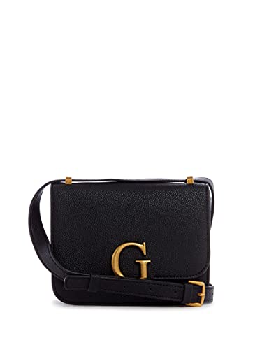 GUESS Womens Corily Convertible Crossbody Flap HWVB79-91780-BLA, Schwarz von GUESS