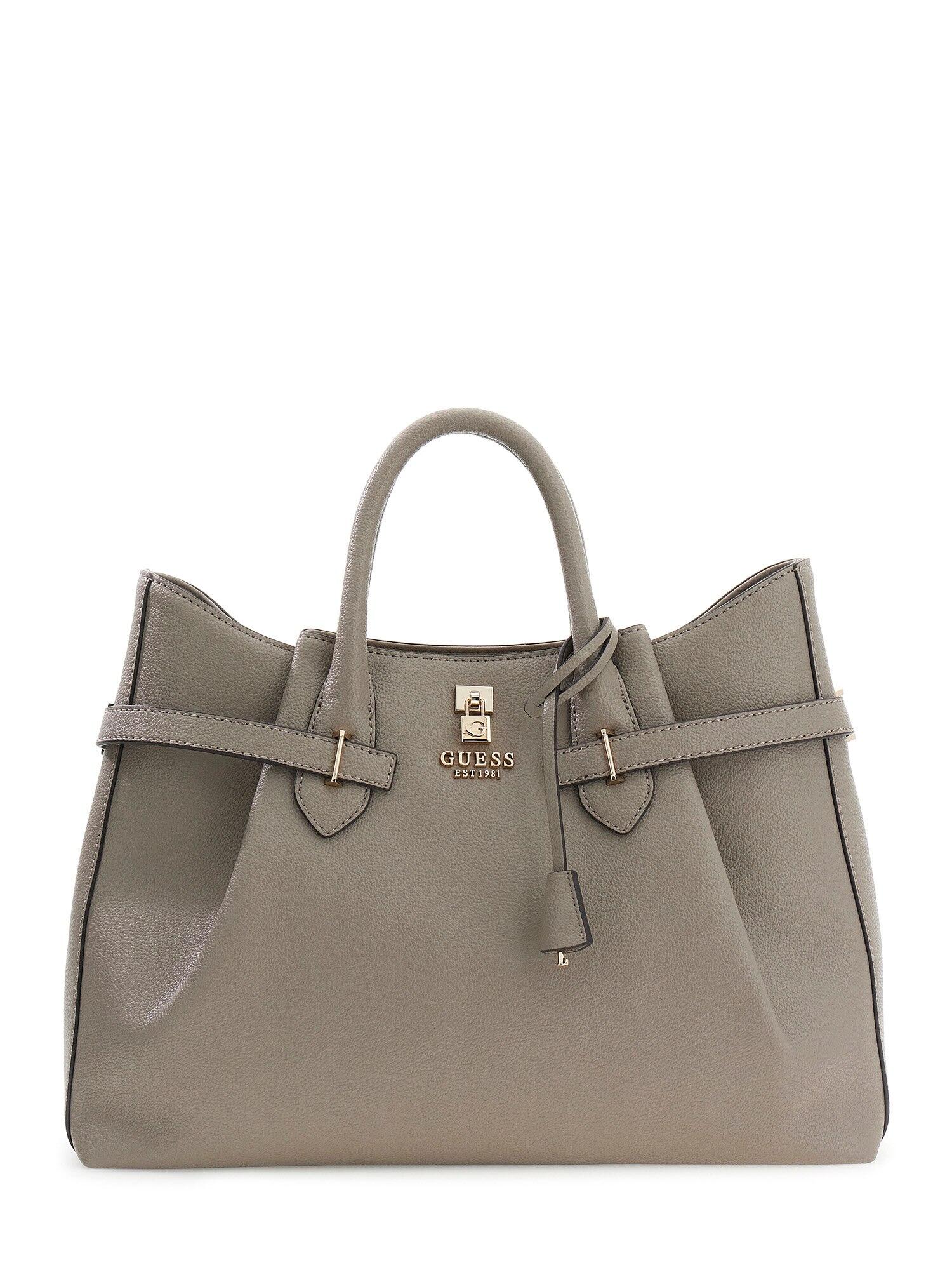 GUESS - YESBA GIRLFRIEND SATCHEL drt / dark taupe von GUESS