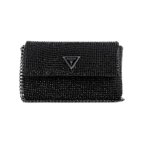 GUESS Zalina Flap Clutch, Schwarz, Einheitsgröße von GUESS