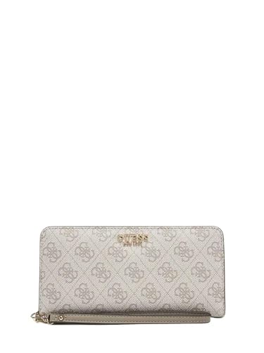 GUESS Zamira Large Zip Around Wallet L Dark Taupe Logo GUESS Zamira Large Zip Around Wallet L Dark Taupe Logo von GUESS