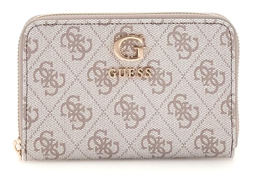 GUESS Zamira Medium Zip Around Wallet Dark Taupe Logo GUESS Zamira Medium Zip Around Wallet Dark Taupe Logo von GUESS