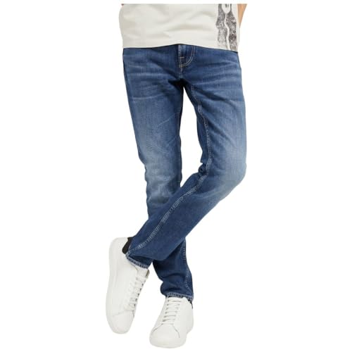 Guess, Herren Skinny fit Jeans, Miami, M2YAN1D4Q42-2CRM, Blau, Size 29 von GUESS