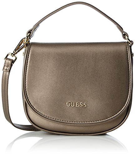 Guess , Damen henkeltasche, Gold - Gold (Pewter PEW) - Größe: 7x16x21 cm (W x H x L) von GUESS