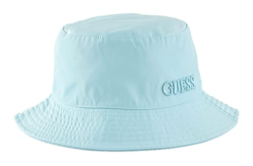 Guess Bucket Hat, Fischerhut, Nylon Aqua, Türkisblau Größe L von GUESS