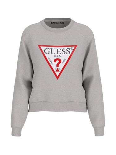 Guess CN Original Fleece LMGY - Light Melange Grey M X-Small, grau, L von GUESS