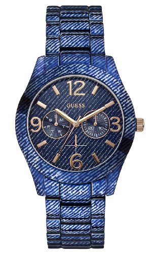 Guess Damen Analog Quarz Uhr mit Edelstahl beschichtet Armband W0288L1 Guess Damen Analog Quarz Uhr mit Edelstahl beschichtet Armband W0288L1 von GUESS