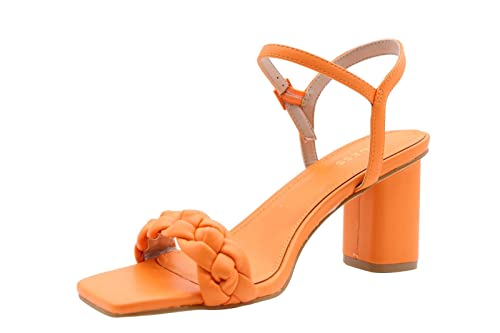 GUESS Damen CADHNA Sneaker, Orange, 40 EU von GUESS