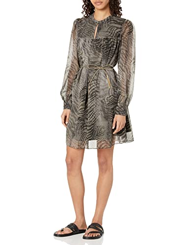 Guess Damen Coktail Cocktail Dress, Forest Tiger Militar, L EU von GUESS