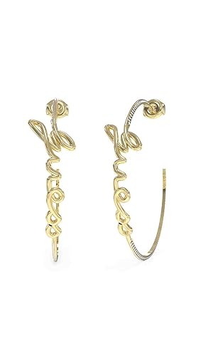 Guess Damen-Creolen Edelstahl One Size Gold 32026509 von GUESS
