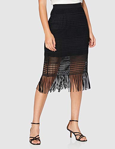 Guess Damen Edith Skirt Rock, Nero, S von GUESS