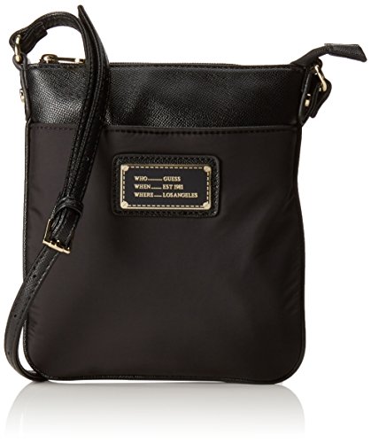 Guess Damen Florencia Crossbody Tourist handtaschen, Schwarz (Nero) von GUESS