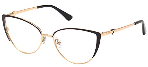 Guess Damen GU2813 Sonnenbrille, Matte Black, 56 von GUESS