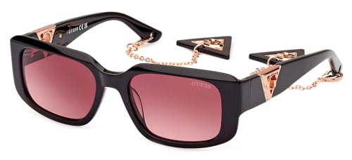 Guess Damen GU7891 Sonnenbrille, schwarz (Shiny Black), 53/18/140 von GUESS