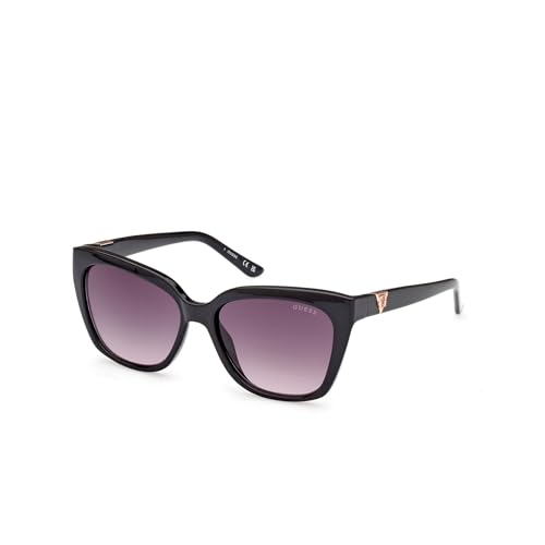 Guess Damen Gu7878 Sonnenbrille, schwarz (Shiny Black), 55/16/140 von GUESS