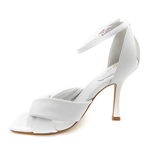 Guess Damen Hyson Sneaker, Weiß, 39 EU von GUESS