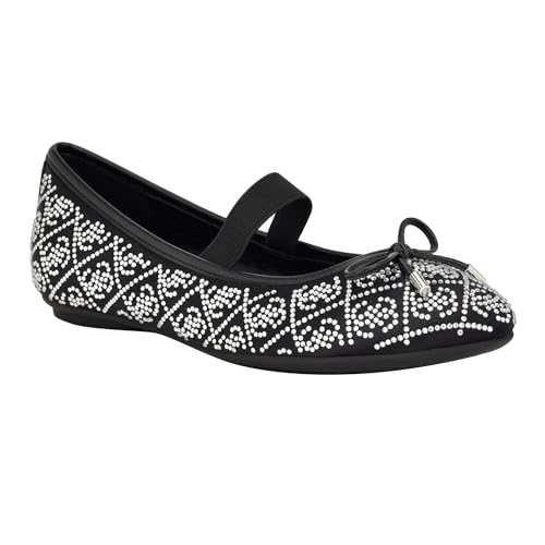 GUESS Women's Kairo Ballet Flat, Schwarz 001, 37 EU GUESS Women's Kairo Ballet Flat, Schwarz 001, 37 EU von GUESS