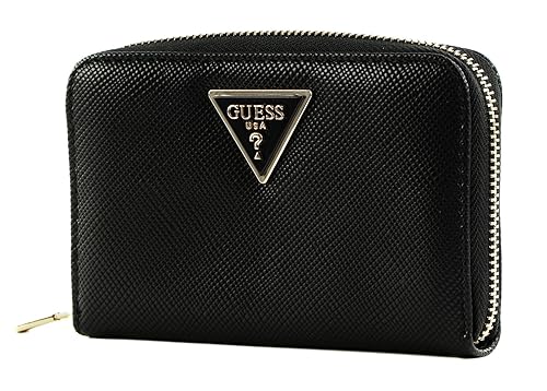 GUESS Damen Laurel Reisezubehör-Brieftasche, Schwarz von GUESS