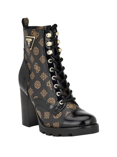 Guess Damen Neadyn Stiefelette, Schwarzes Logo 002, 9 von GUESS
