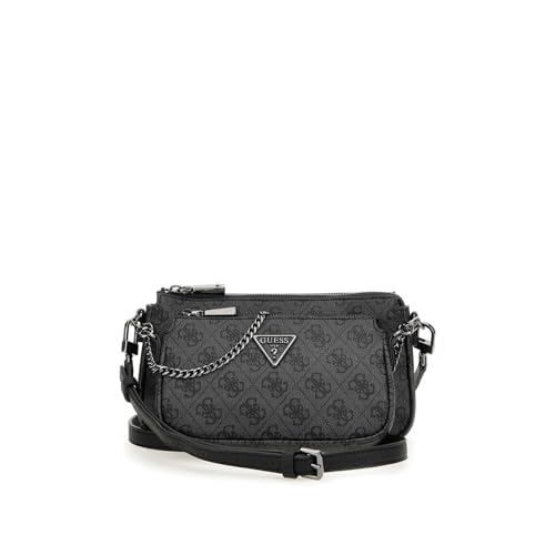 GUESS Damen Noelle Mini Tasche, Coal Logo von GUESS