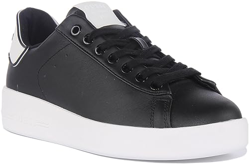 GUESS Damen Rockies Sneaker, Schwarz, 36 EU von GUESS