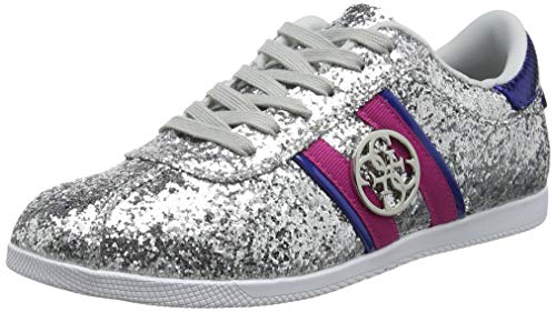 Guess Damen Rylinn/Active Lady/Texture Gymnastikschuhe, Silber (Silver Silve) von GUESS