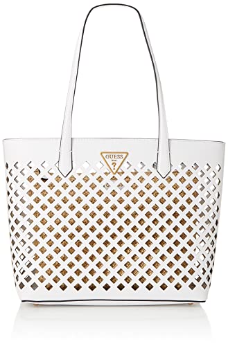 GUESS Damen Shopper Aqua weiß One Size von GUESS