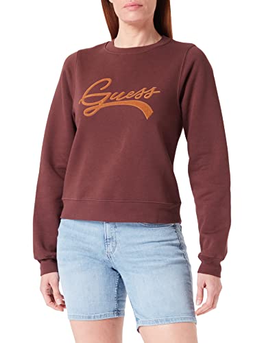 Guess Damen Sweatshirt, TINCA Sweatshirt, W2BQ09K9Z21-G1G5, Braun, L von GUESS