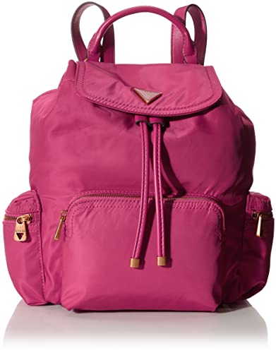 Guess Damen Tasche ECO Gemma Backpack, Rosa Magenta, One Size von GUESS