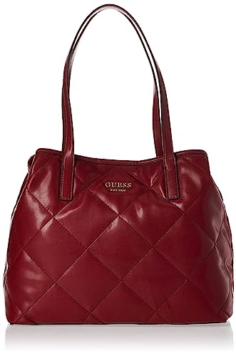 GUESS Vicky 2-in-1-Handtasche für Damen, kastanienbraun, Einheitsgröße, merlot, Einheitsgröße von GUESS