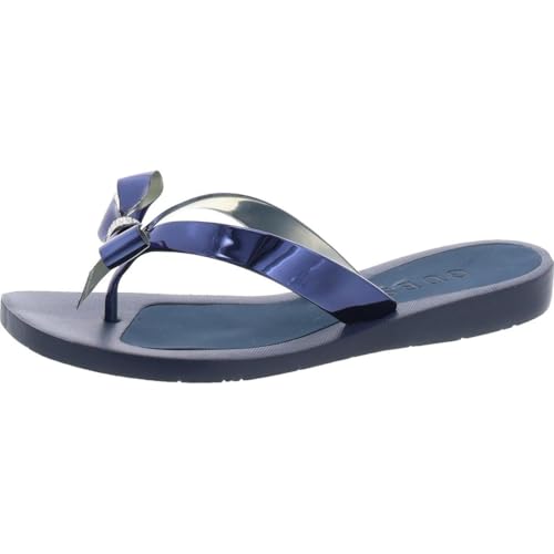 GUESS Frauen Flip Flops Blau Groesse 9 US /40 EU von GUESS