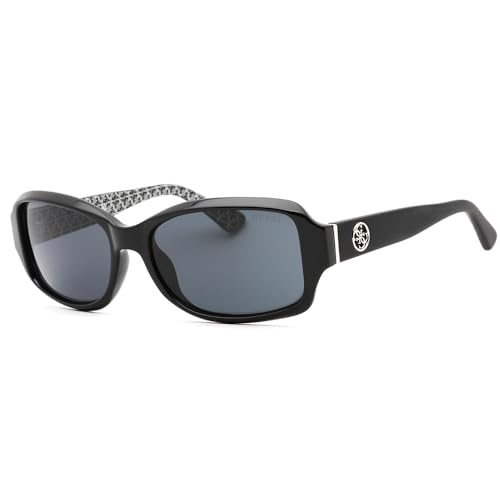 GUESS GU7410 C55 01A (shiny black/smoke) Sonnenbrillen von GUESS