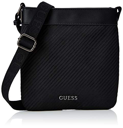 Guess Global Functional Mn Flat Xbod, Herren Kuriertasche, Grau (Grey) von GUESS