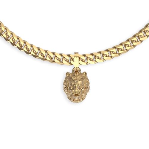 Guess Halskette Lion King JUMN01301JWYGT-U Marke, Einheitsgröße, Metall, Kein Edelstein Guess Halskette Lion King JUMN01301JWYGT-U Marke, Einheitsgröße, Metall, Kein Edelstein von GUESS