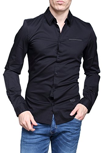 Guess Hemd Stretch Slim M64h38 Jeans, Schwarz , L von GUESS