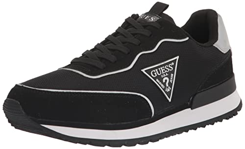 Guess Herren Aley Sneaker, schwarz, 42 EU von GUESS