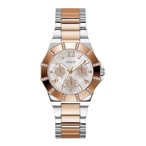 Guess Herren Analog Quarz Uhr mit Edelstahl Armband GW0616L3 von GUESS