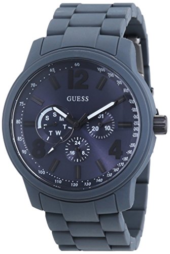Guess Herren-Armbanduhr XL Mens Trend Multifunktion Analog Quarz Edelstahl beschichtet W0185G2 von Guess