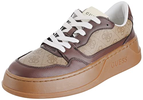 GUESS Herren CIANO CARRYOVER Sneaker, Beige Brown, 42 EU von GUESS