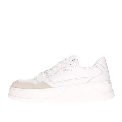 GUESS Herren CIANO Sneaker, Weiß, 43 EU von GUESS