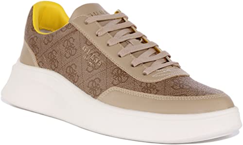 Guess Herren DOLO Sneaker, Braun, 40 EU von GUESS