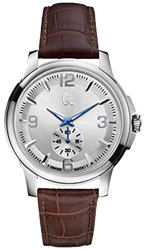 Guess Herren Datum klassisch Quarz Uhr mit Edelstahl Armband X82005G1S von GUESS