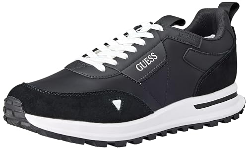 GUESS Herren GRADO Sneaker, Black, 43 EU von GUESS