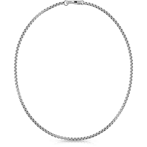 Guess Herren-Halskette My Chains Casual Code JUMN01335JWSTT/U, Legierter Stahl, Silberfarben von GUESS