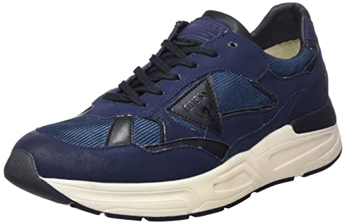 Guess Herren Imola Sneaker, Blau, 43 EU von GUESS