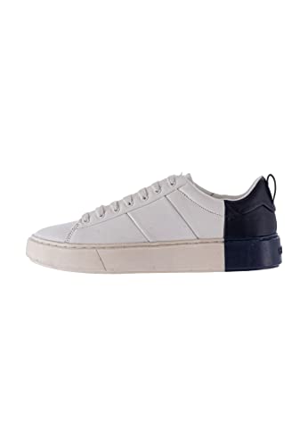 GUESS Herren New VICE Sneaker, Weißes Blau, 40 EU von GUESS