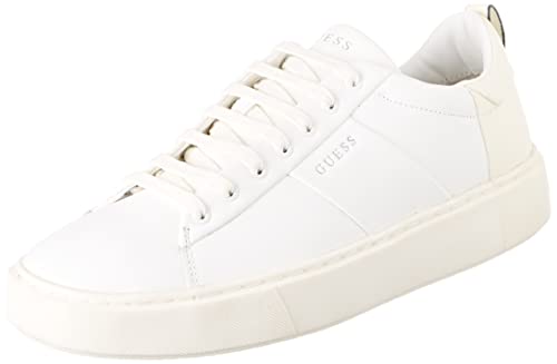 GUESS Herren New VICE Sneaker, Whisper White, 42 EU von GUESS