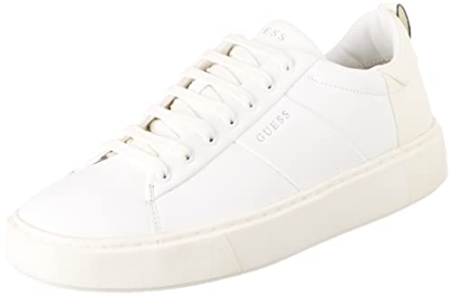GUESS Herren New VICE Sneaker, Whisper White, 42 EU GUESS Herren New VICE Sneaker, Whisper White, 42 EU von GUESS