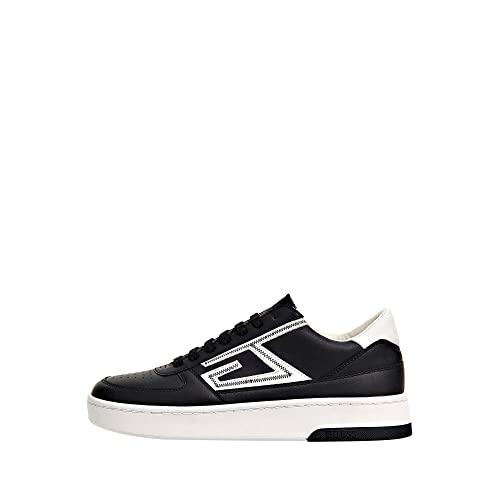 GUESS Herren SILEA Sneaker, Schwarz, 43 EU von GUESS